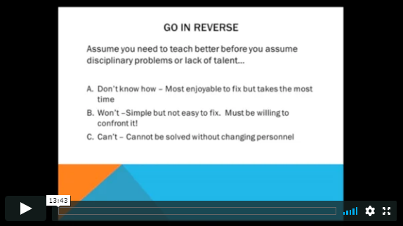 Go in Reverse When Trying to Break a Losing Streak - Football Toolbox