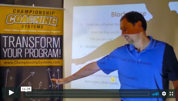 Punt Block & Return Formation Adjustments - Football Toolbox