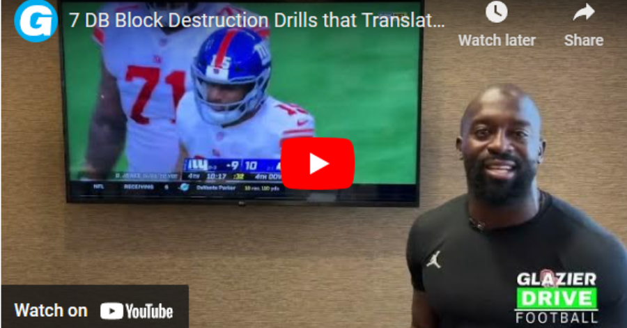 7 Defensive Back Block Destruction Drills that Translate to Tackles ...