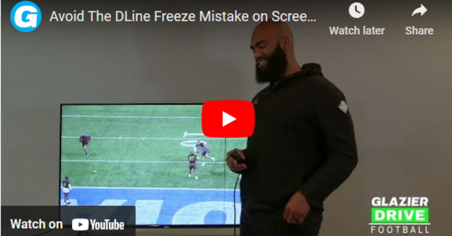 DLine Screen Awareness, Recognition, and Retrace - Football Toolbox