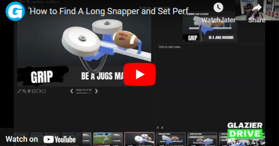How to Find A Long Snapper and Set Performance Expectations - Football ...